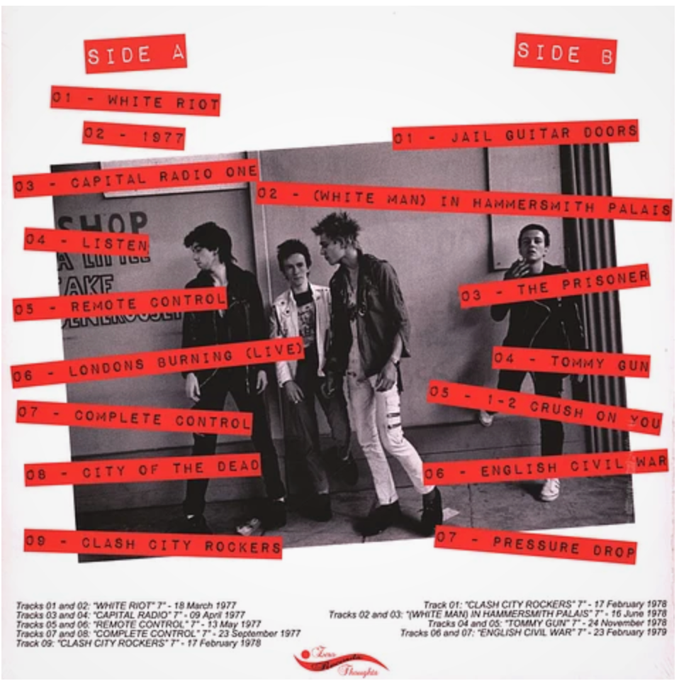 CLASH, THE (ザ・クラッシュ)  - No Elvis, Beatles Or The Rolling Stones: The Singles 1977-1978 (UK 限定プレス LP/ New) 初期シングルコンピレーション !