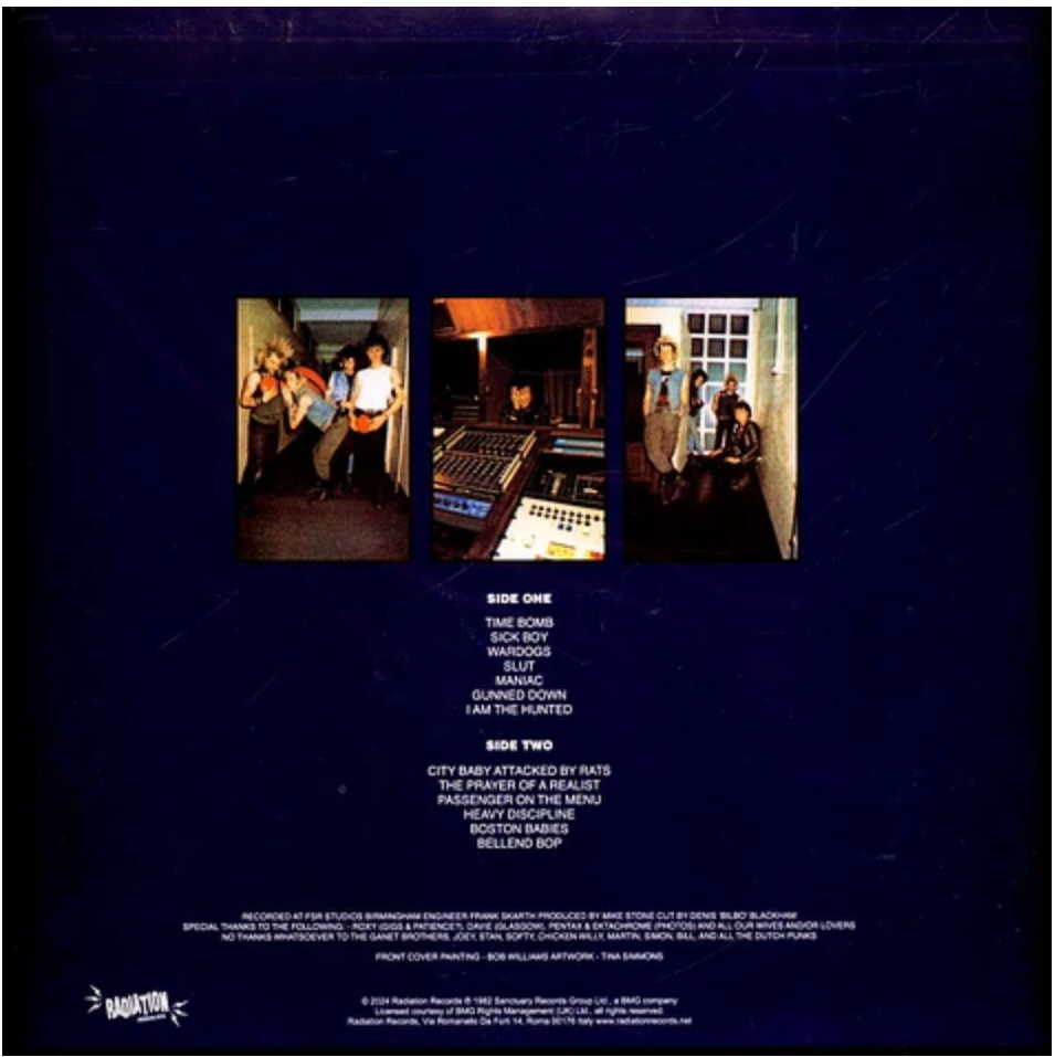 Charged G.B.H (チャージド G.B.H)  - City Baby Attacked By Rats (イタリア 「正規」限定再発 LP/ New)60×40cmの折りたたみビッグポスター付き！