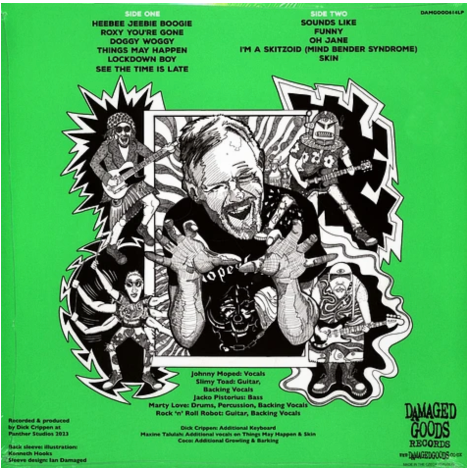 JOHNNY MOPED (ジョニー・モープド)  - Quonk! (UK 425枚限定「ネオングリーンヴァイナル」LP/ New)