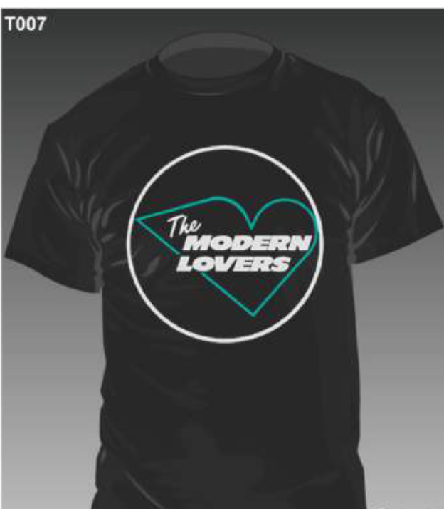 JONATHAN RICHMAN & The Modern Lovers  (ジョナサン・リッチマン & ザ・モダーン・ラヴァーズ)  - Circle Logo  (限定 Tシャツ「M」サイズ/ New）