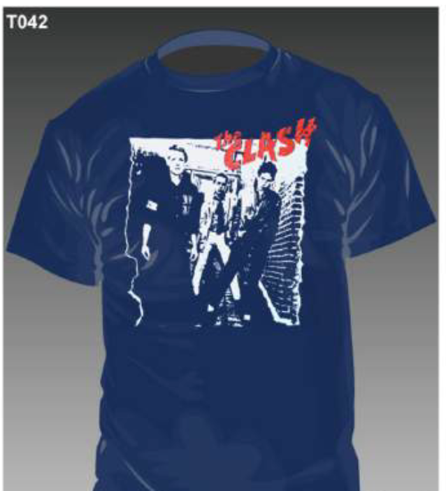 CLASH, THE (ザ・クラッシュ)  - Album Cover  (限定 Tシャツ「L」サイズ/ New）