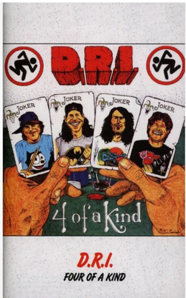 D.R.I. (Dirty Rotten Imbeciles)  - 4 Of A Kind (Italy 「正規」限定再発カセット / New) '88年4枚目アルバム！