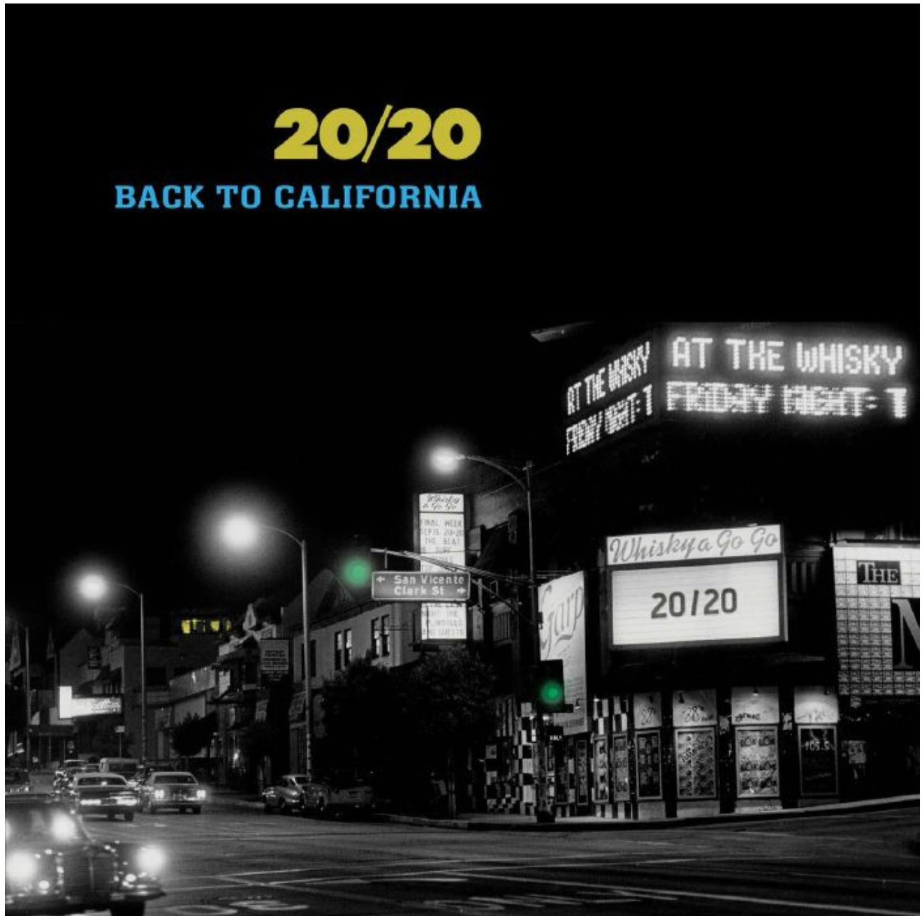 20/20 (トゥエンティ・トゥエンティ)  - Back To California (US 限定プレス LP/ New) 2025年カムバック作！