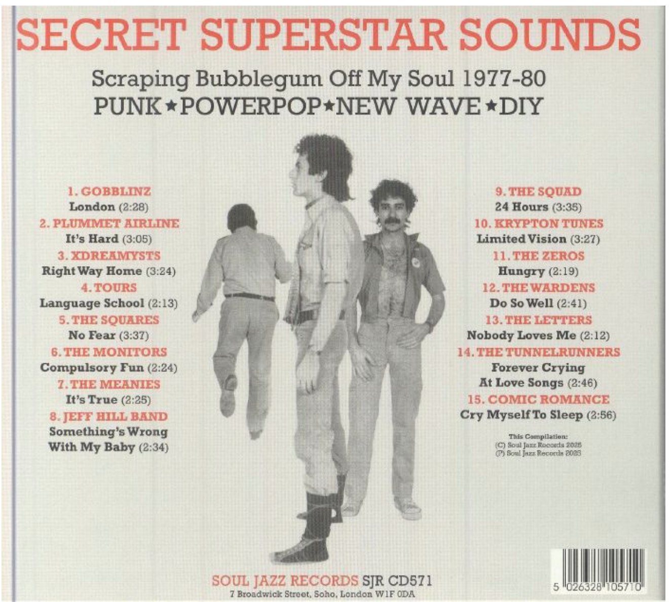 V.A. (UK D.I.Y.パンク〜パワーポップ・コンピ)  - Secret Superstar Sounds : Scraping Bubblegum Off My Soul 1977-80 (UK 限定デジパック CD/ New)
