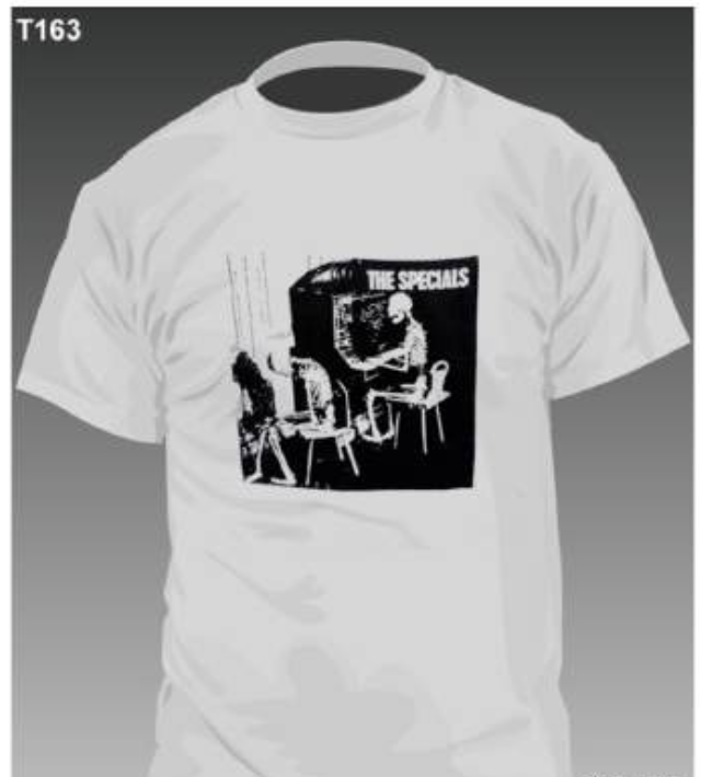 SPECIALS, THE (ザ・スペシャルズ)  - Ghost Town (限定 白Tシャツ「L」サイズ/ New）
