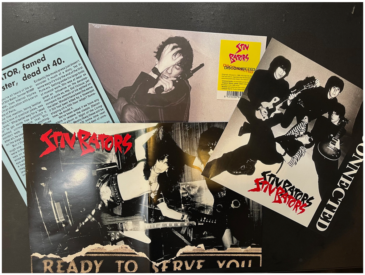 STIV BATORS (スティヴ・ベイターズ)  - Disconnected - Stiv Set #2 (Spain 正規限定再発ボーナス2曲入 LP+ポスター、フライヤー2枚、アウタースリーブ/ New) 限定「米Bomp! ストアエディション」！