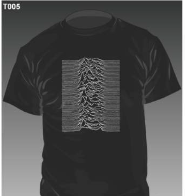 JOY DIVISION (ジョイ・ディヴィジョン)  - Unknown Pleasures (限定 黒Tシャツ「L」サイズ/ New）