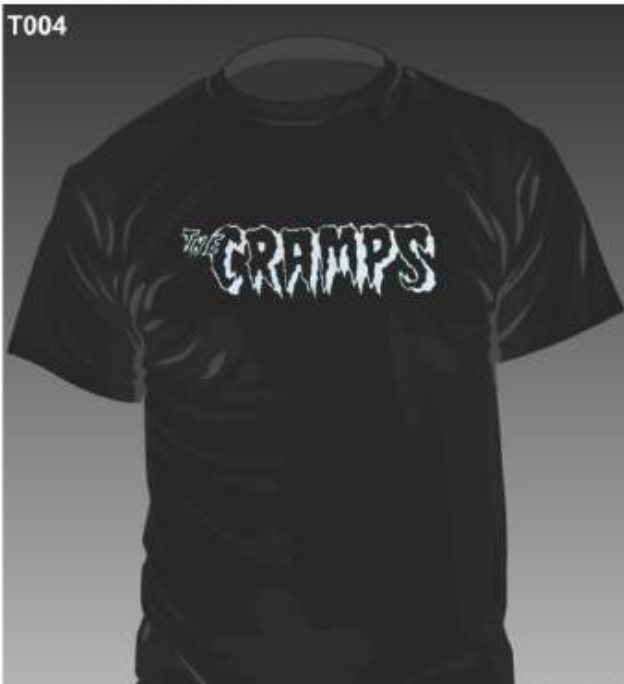 CRAMPS (クランプス)  - Classic Logo (限定 黒Tシャツ「M」サイズ/ New）