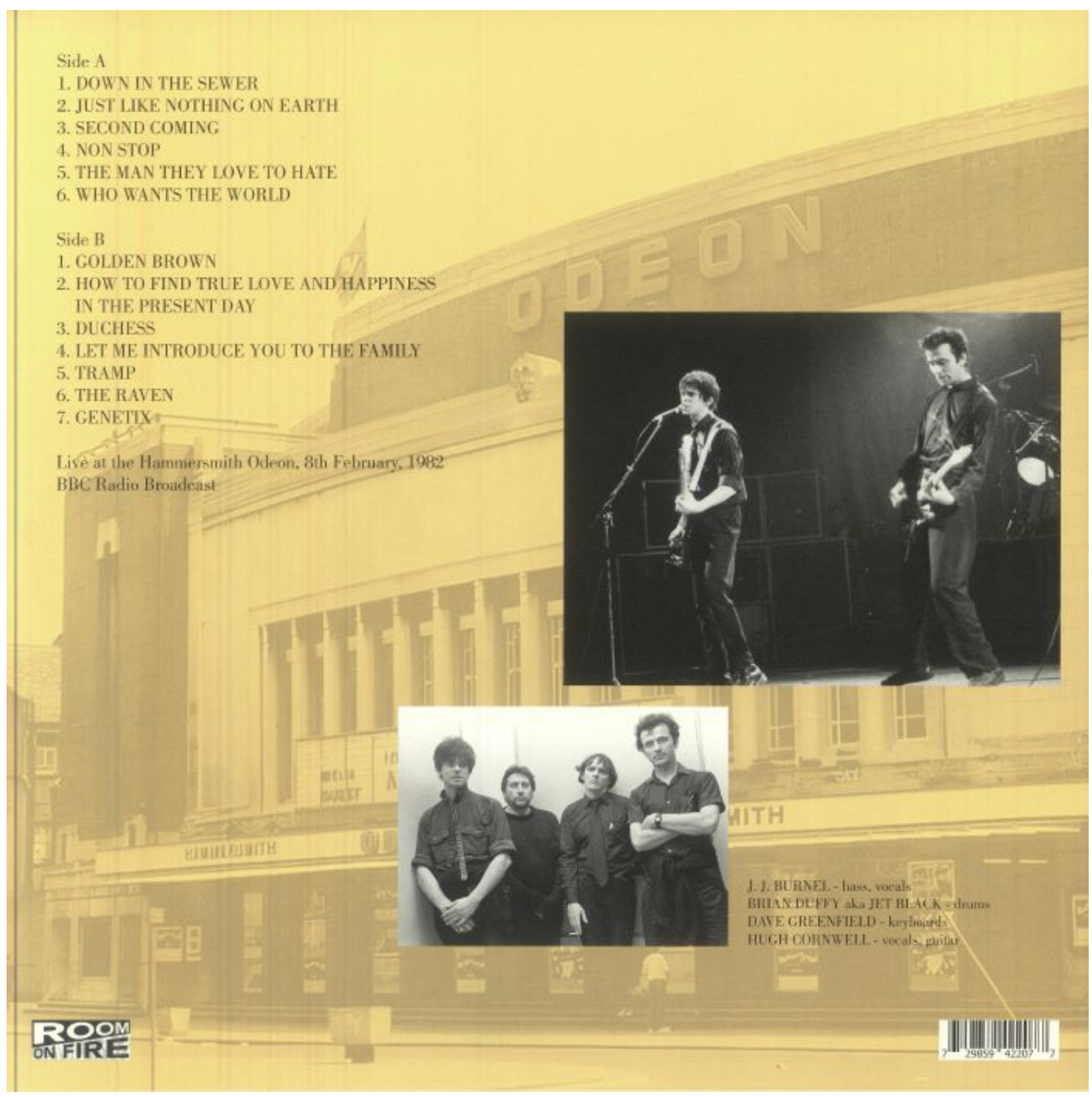 STRANGLERS, THE (ザ ・ストラングラーズ)  - Live At The Hammersmith Odeon 1982 (EU 限定プレス再発 LP/ New) 当時は公式には放送される事のなかったBBCラジオ「イン・コンサート」音源！