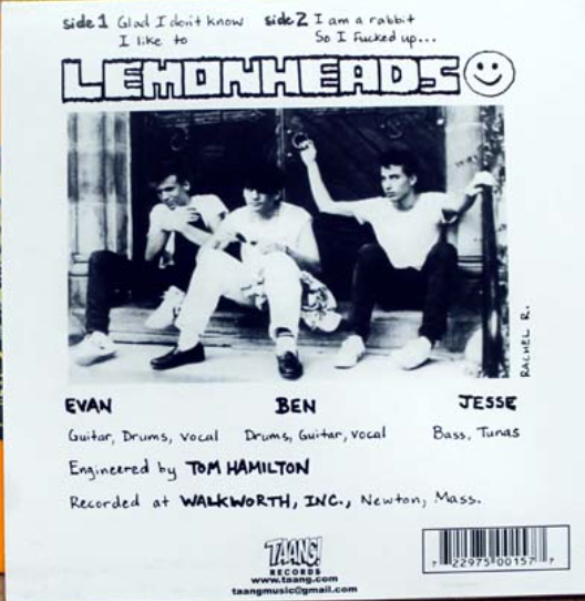 LEMONHEADS (レモンヘッズ) - Laughing All The Way To The Cleaners  (US 正規再発「限定イエローヴァイナル」7"/ New) '86年ファースト EP !