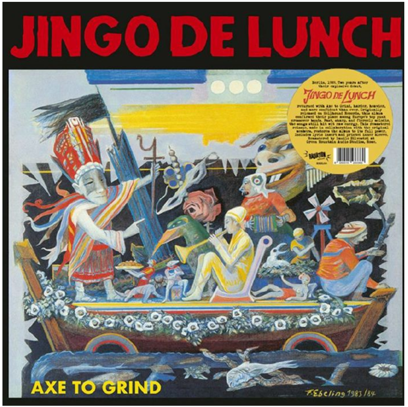 JINGO DE LUNCH (ジンゴ・デ・ランチ)  - Axe To Grind (Italy 「正規」限定リマスター再発 LP/ New) '89年セカンド！