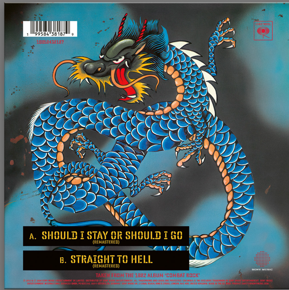 CLASH,  THE  (ザ・クラッシュ)  - Should I Stay Or Should I Go (EU 限定リマスター再発「サンシャイン・イエローヴァイナル」7"/ New)