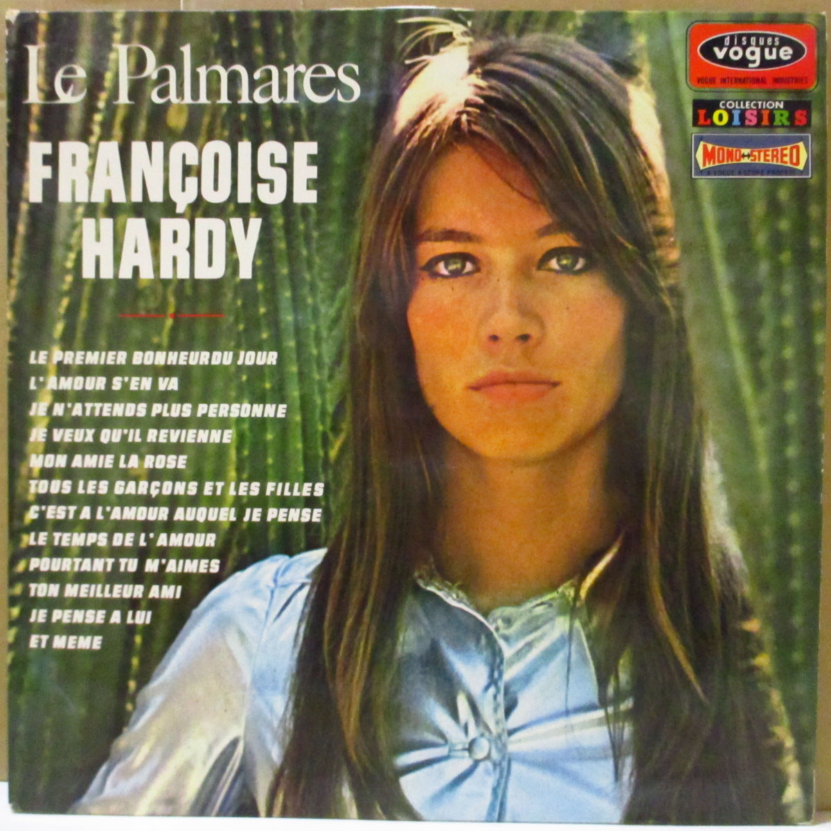 FRANCOISE HARDY (フランソワーズ・アルディ)  - Le Palmares (フランス '72 再発モノラル・ステレオ LP/表面コーティング折り返しジャケ) コンピレーション