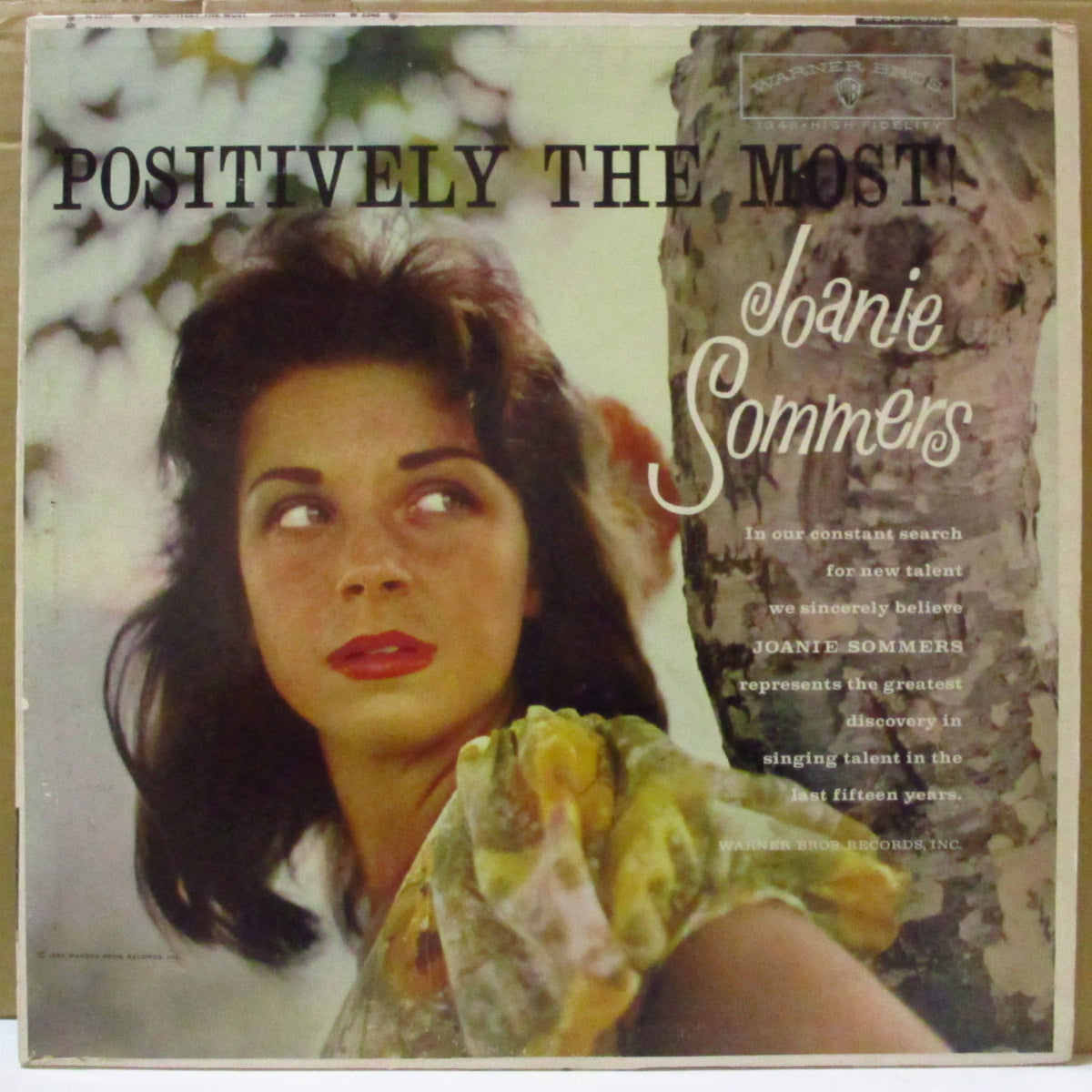 JOANIE SOMMERS (ジョニー・ソマーズ)  - Positively The Most (US '60 オリジナル・モノラル LP)ジャジー、ラテンポップ満載、19歳時のデビューアルバム！