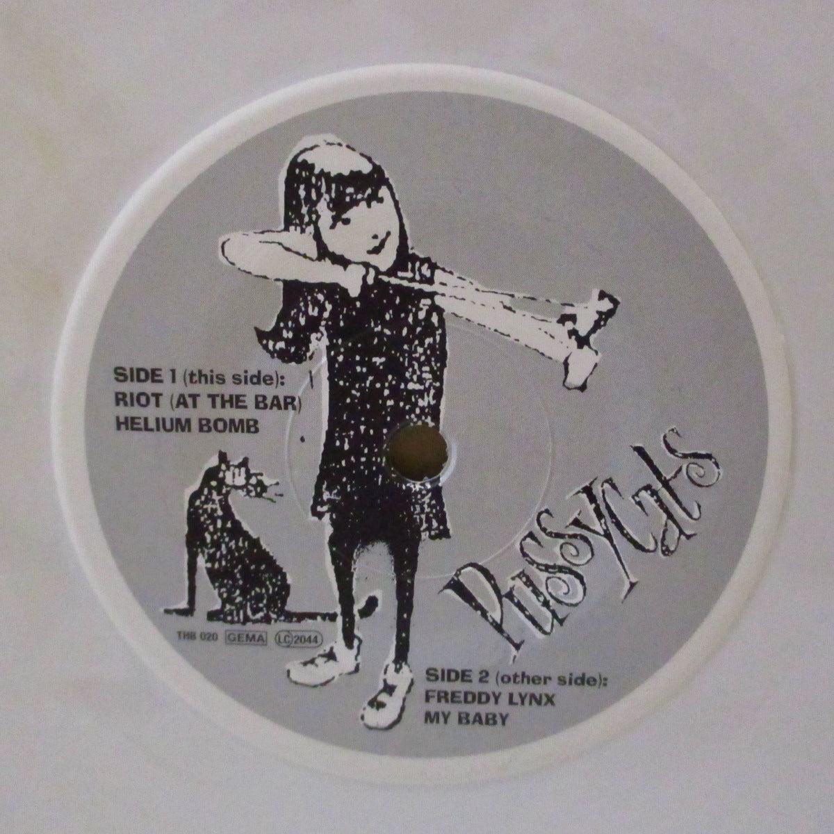 PUSSYCATS (プッシーキャッツ)  - S.T. - EP (German '98 限定4曲入り「白盤」 7インチ+ステッカー, カタログ/光沢ソフト紙ジャケ)
