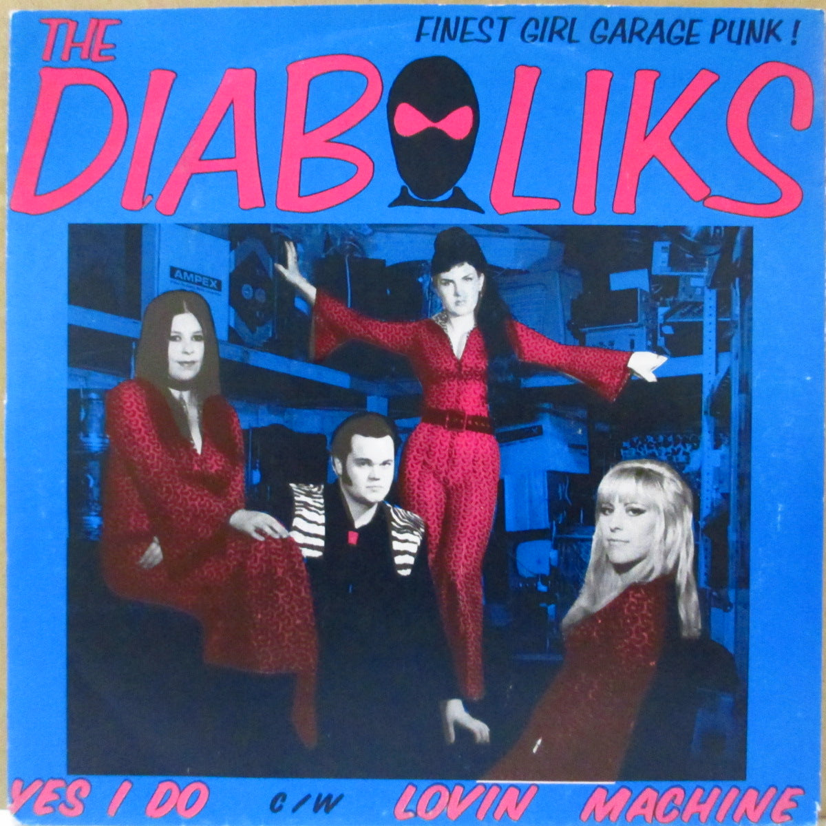 DIABOLIKS, THE (ザ・ディアボリクス)  - Yes I Do (German '95 オリジナル「黒盤」 7インチ/光沢ソフト紙ジャケ)