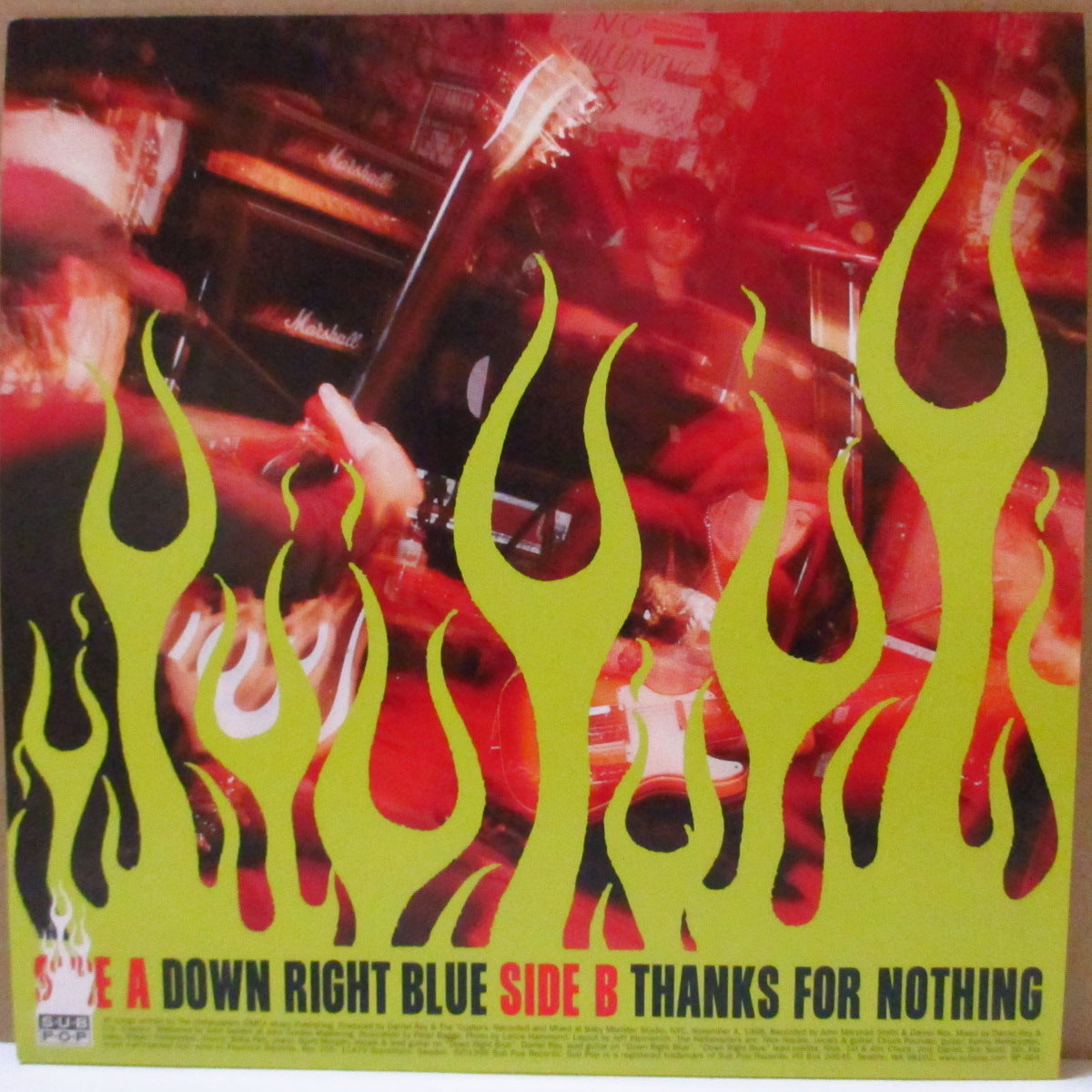 HELLACOPTERS, THE (ザ・ヘラコプターズ)  - Down Right Blue (US '99 オリジナル 7インチ/光沢固紙ジャケ)