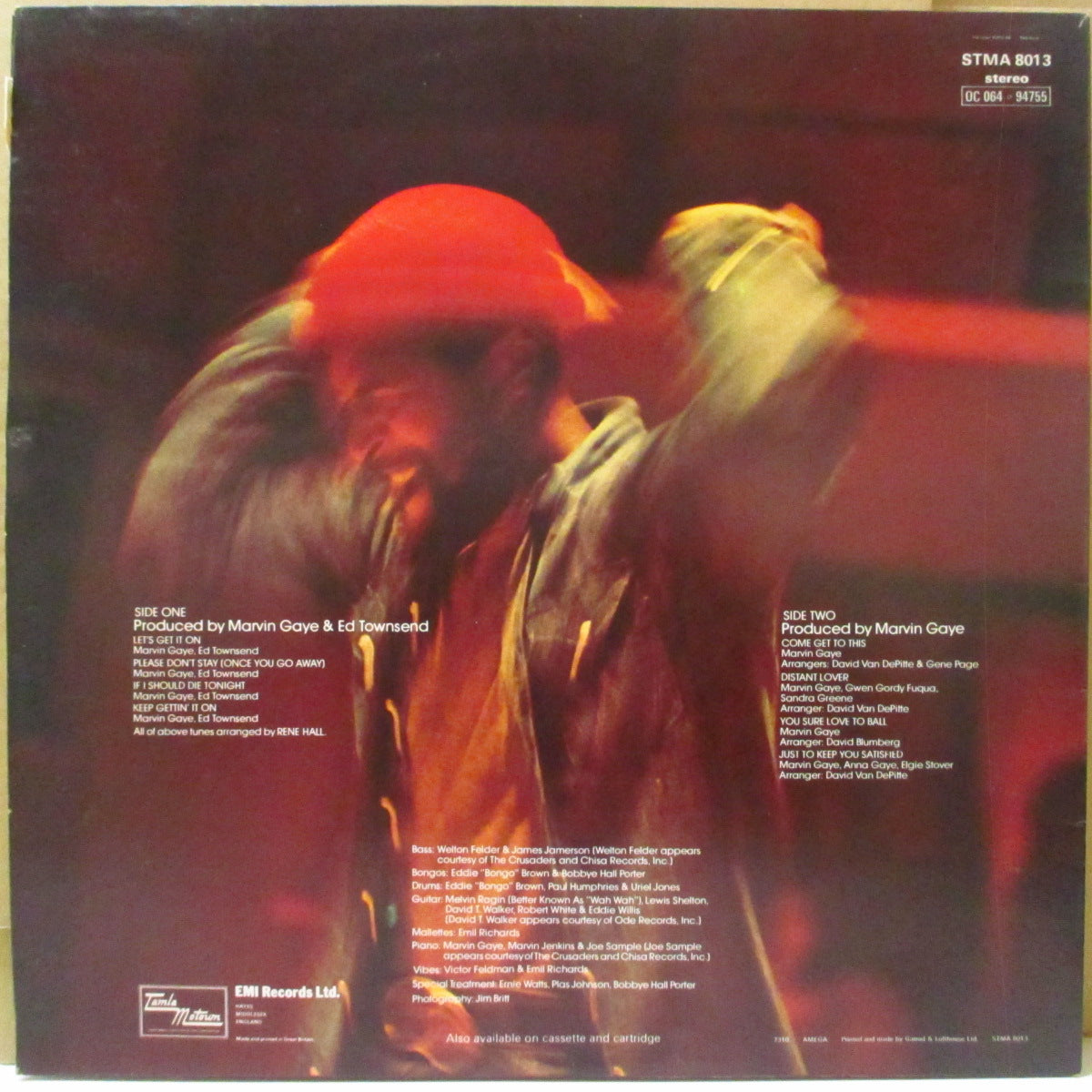 MARVIN GAYE (マーヴィン・ゲイ)  - Let's Get It On (UK '73 オリジナル・ステレオ LP/見開きジャケ)近年稀な美品！