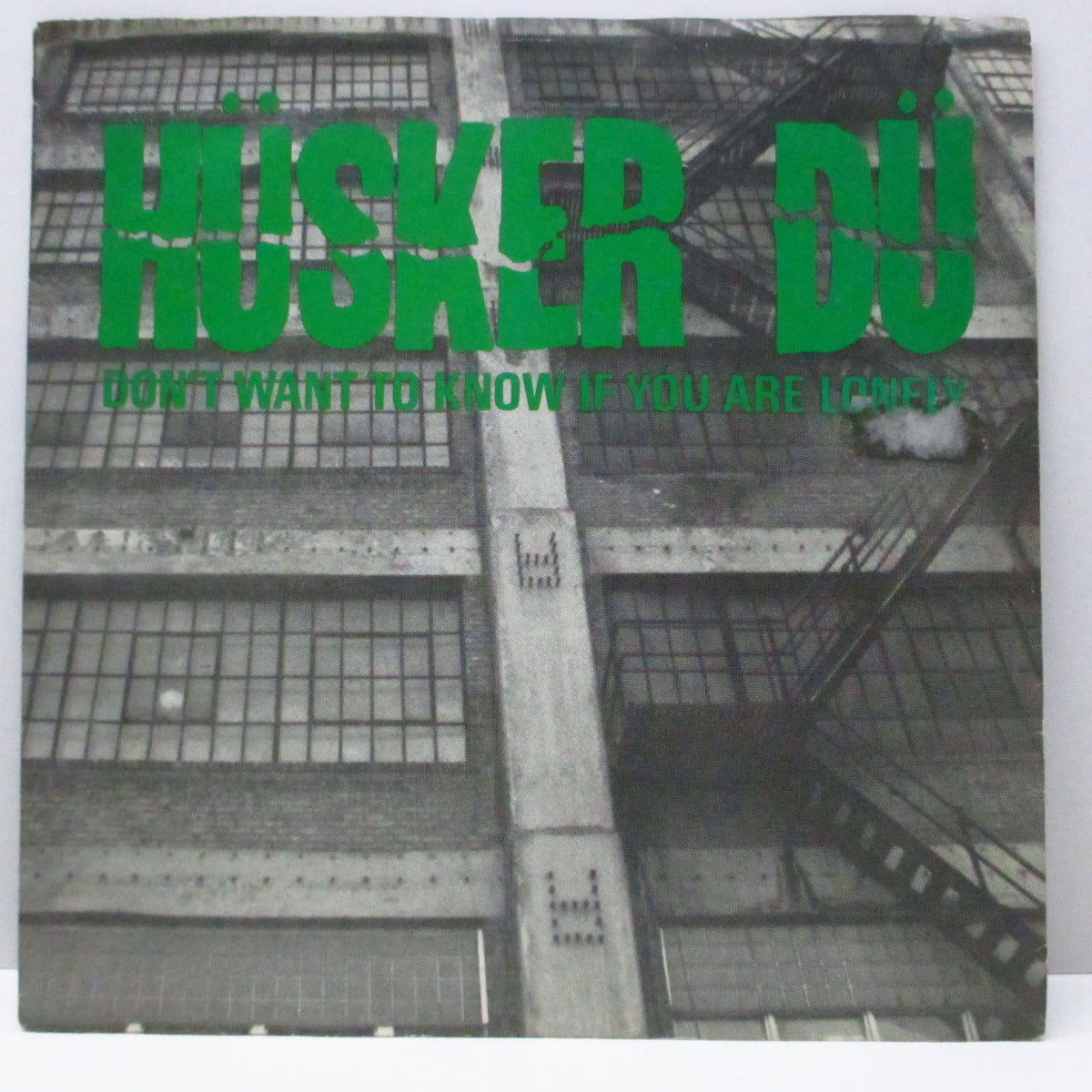 HUSKER DU (ハスカー・ドゥ)  - Don't Want To Know If You Are Lonely (UK オリジナル 7"/光沢ソフト紙折り返しジャケ)