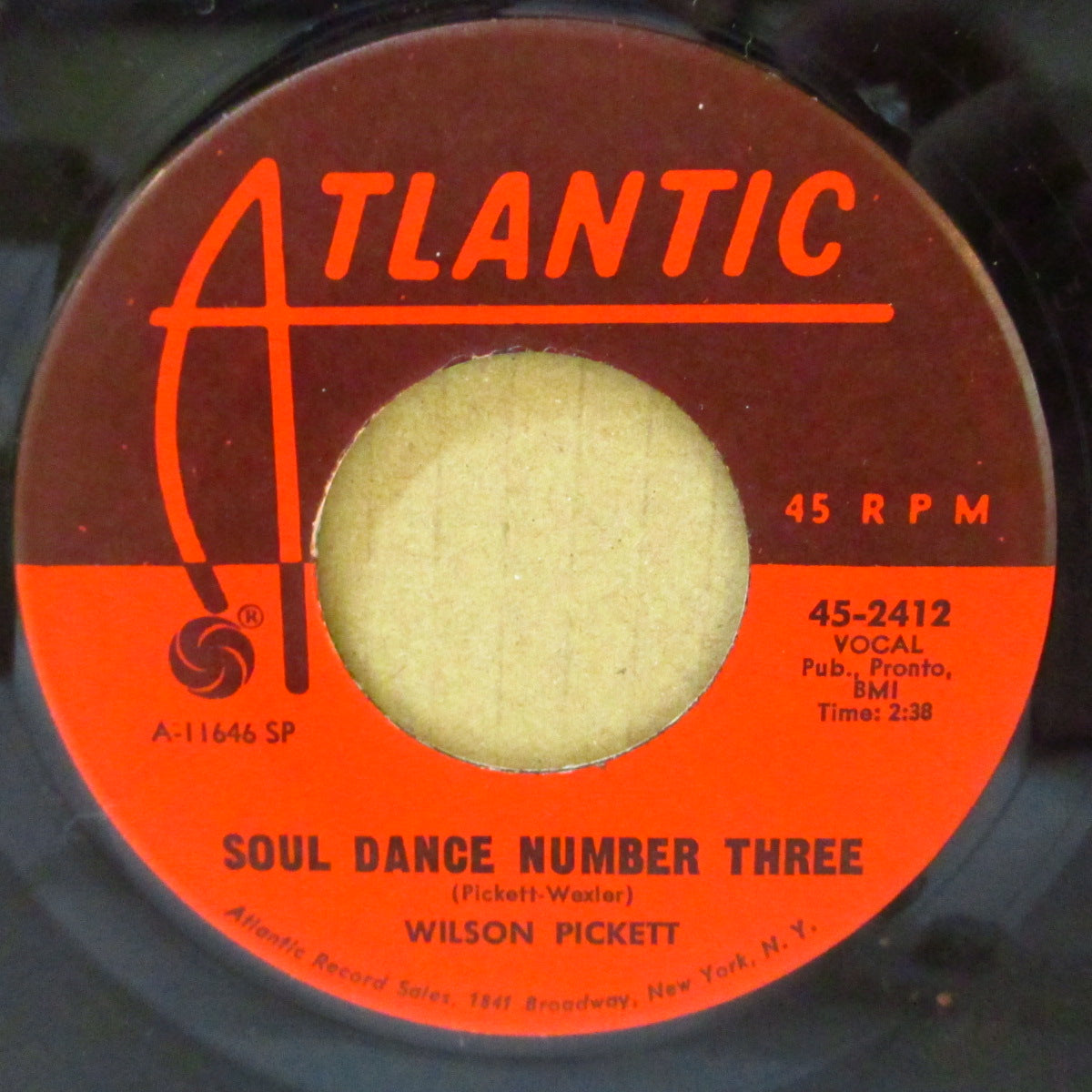 WILSON PICKETT (ウィルソン・ピケット)  - Soul Dance Number Three (US '67 オリジナル 7インチ) ファンキー・ノーザン名曲