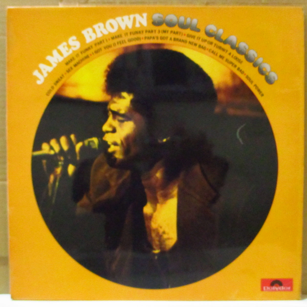 JAMES BROWN (ジェームス・ブラウン)  - Soul Classics (UK '72 オリジナル・ステレオ LP/初回の両面コーティング・ジャケ)ベスト全14曲