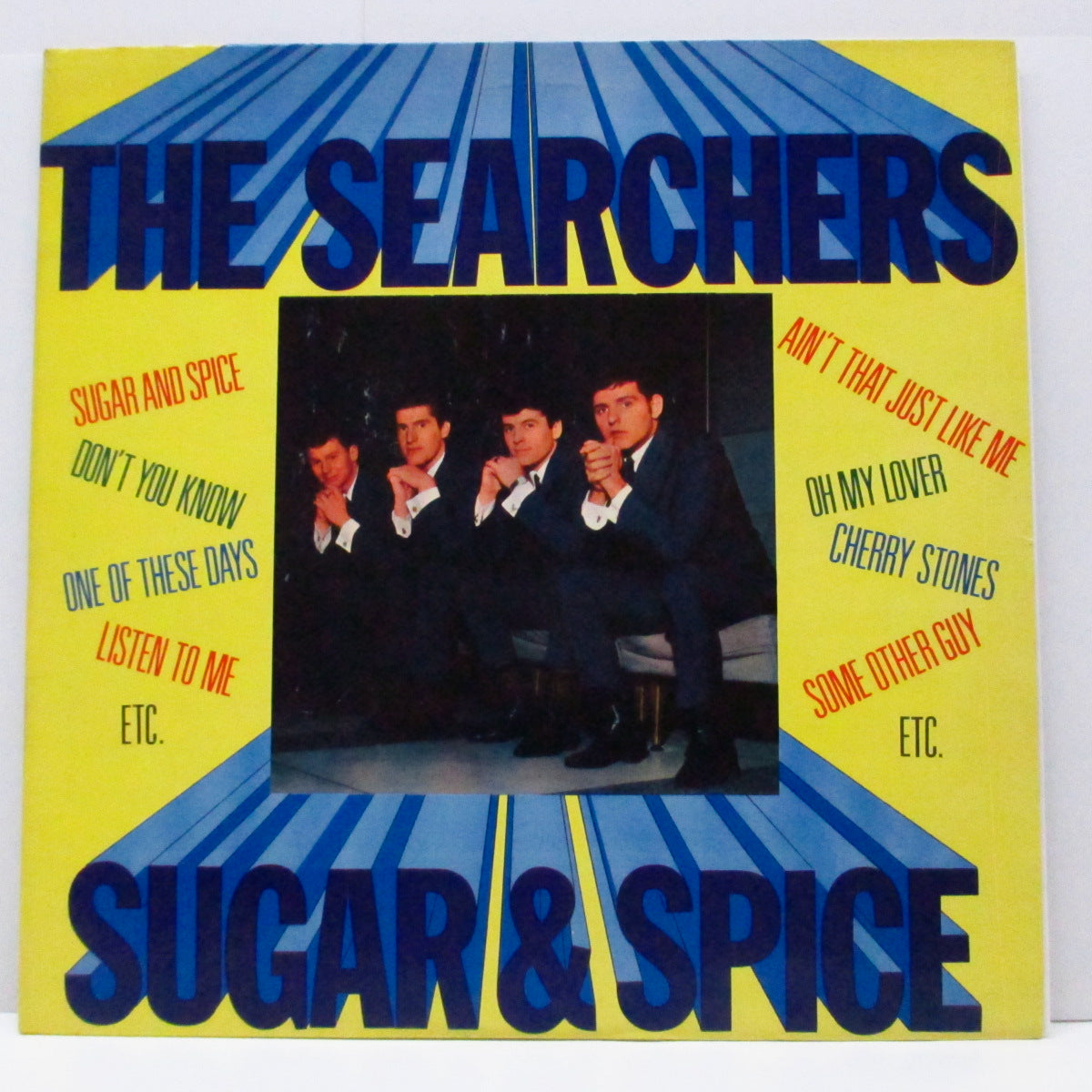 SEARCHERS (サーチャーズ)  - Sugar & Spice (UK オリジナル「モノラル」LP/ 表面光沢三面折り返ジャケ) '63年セカンドアルバム！