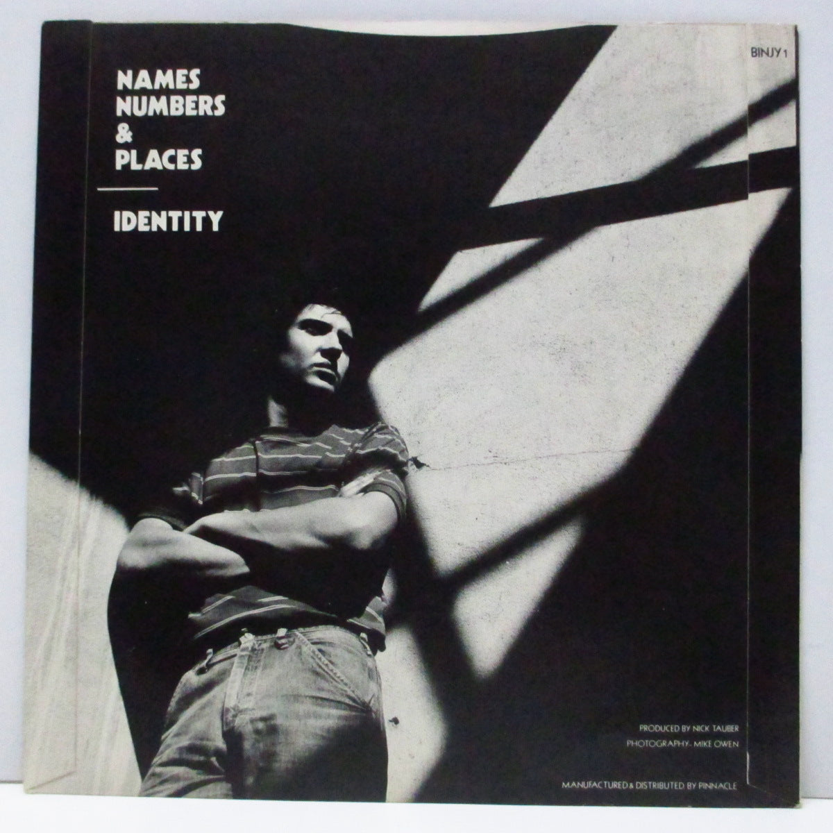 KARL WHITWORTH (カール・ウィットワース)  - Names, Numbers & Places (UK オリジナル 7"/光沢固紙折り返しジャケ)  Pre G.I.オレンジ ! 純パワーポップ！