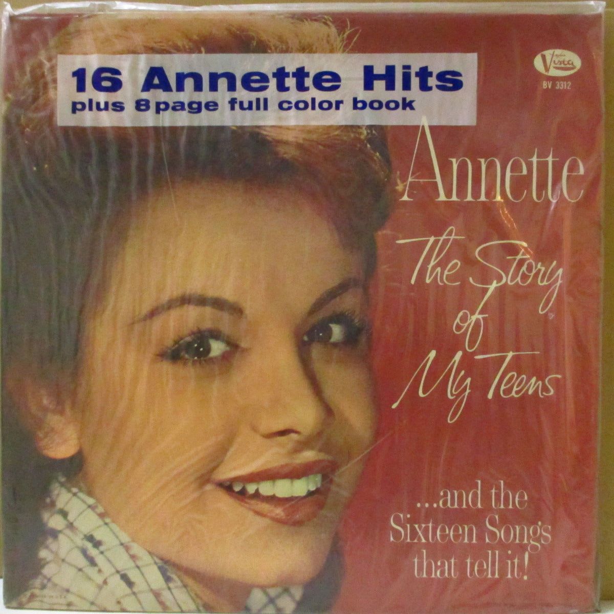 ANNETTE (アネット)  - The Story Of My Teens (US '62 オリジナル・モノラル LP/8ページ綴じ込みカラーブックレット付き見開きジャケ)ベスト全16曲、奇跡のデッドストック！