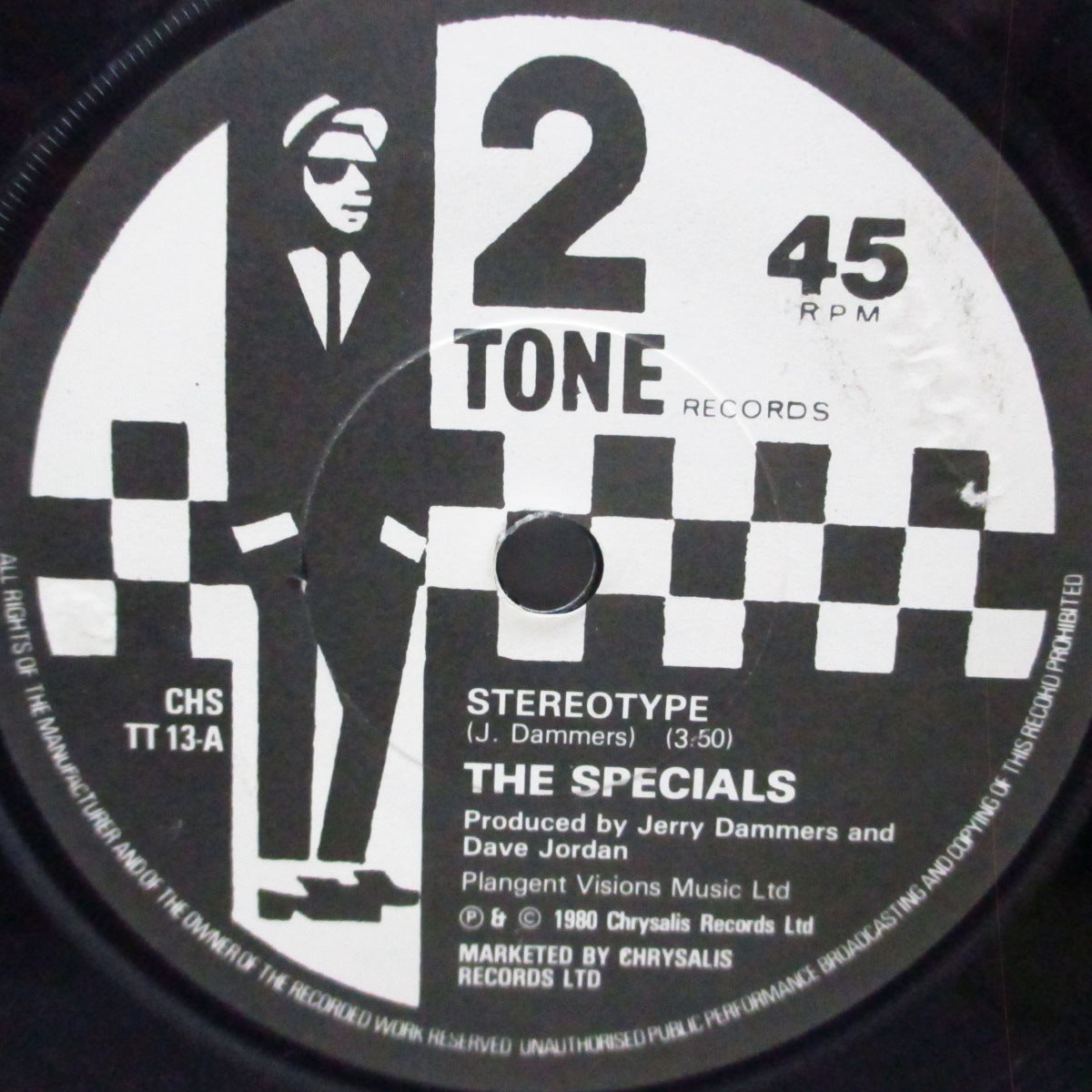 SPECIALS, THE (ザ・スペシャルズ)  - Stereotype (UK オリジナル「紙ラベ」フラットセンター 7"/カンパニースリーブ)