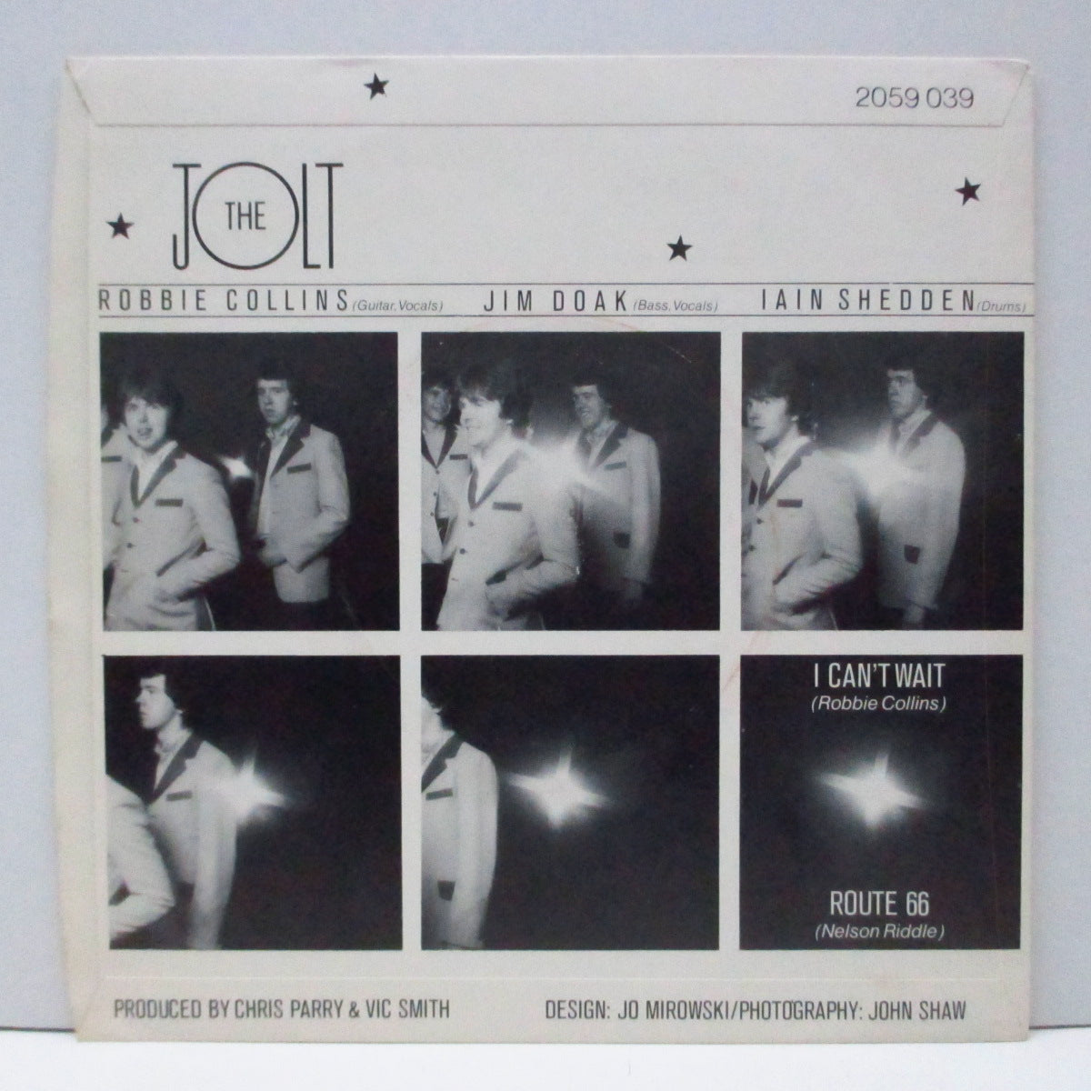 JOLT, THE (ザ・ジョルト)  - I Can't Wait (UK オリジナル 7"/光沢ソフト紙折り返しジャケ付) '78年ラストシングル！