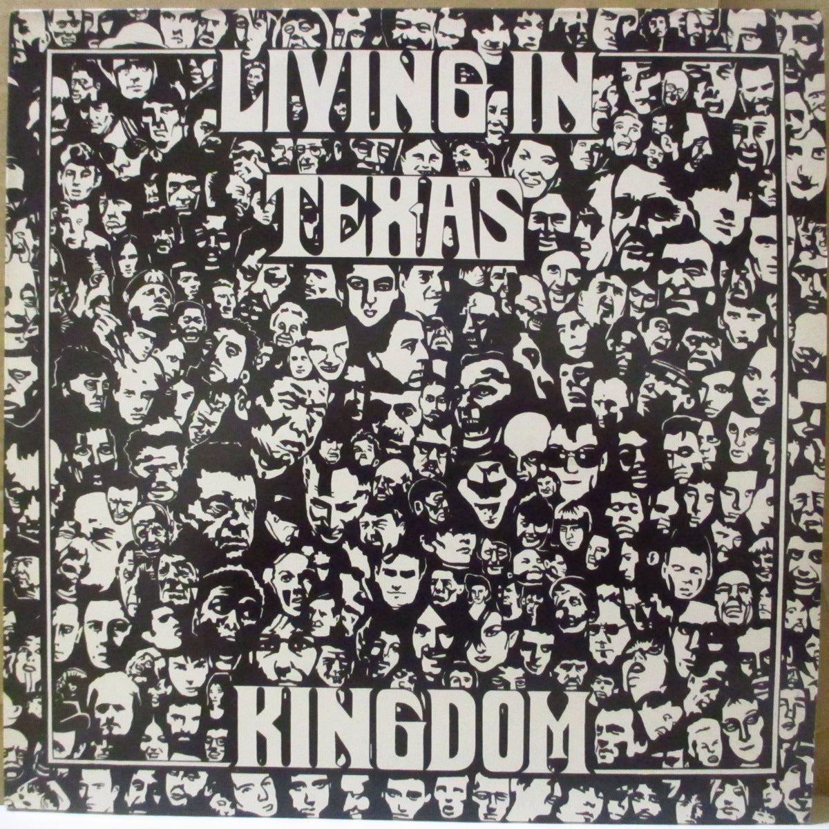 LIVING IN TEXAS (リヴィング・イン・テキサス)  - Kingdom +3 (UK '84 オリジナル4曲入り 12インチ+インサート)