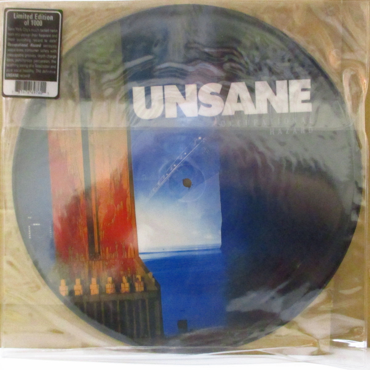 UNSANE (アンセイン)  - Occupational Hazard (US 1,000枚限定「ピクチャー」 LP+レアステッカー付きPVC) '98年4thアルバム