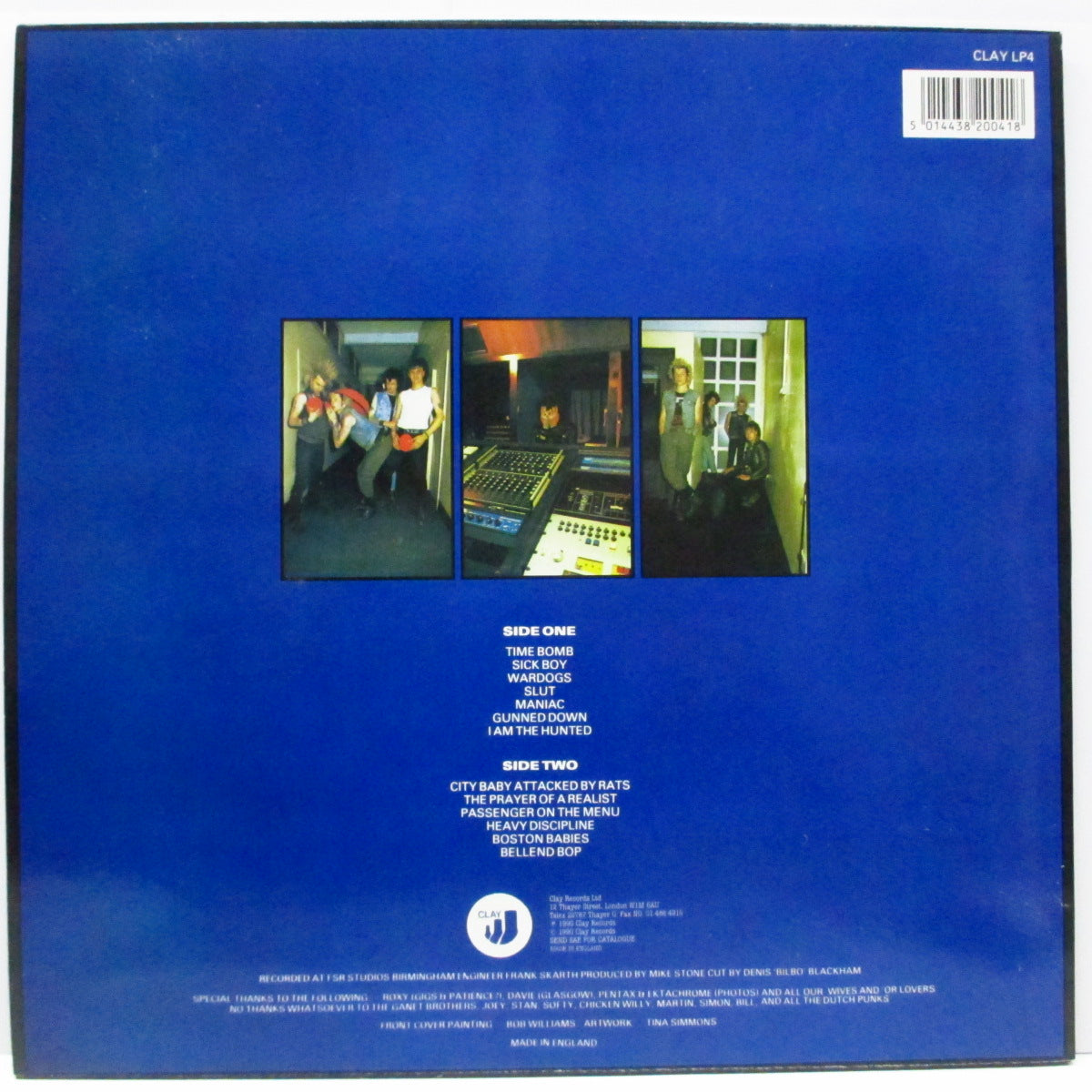 Charged G.B.H (チャージド G.B.H)  - City Baby Attacked By Rats (UK '90 再発「ピンクロゴ」ラベ LP/バーコード有ジャケ）'82年ファースト！