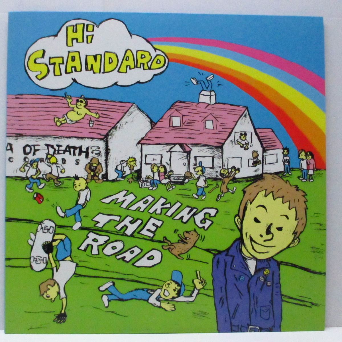 Hi-STANDARD (ハイ・スタンダード)  - Making The Road (Japan オリジナル LP+インサート2枚)
