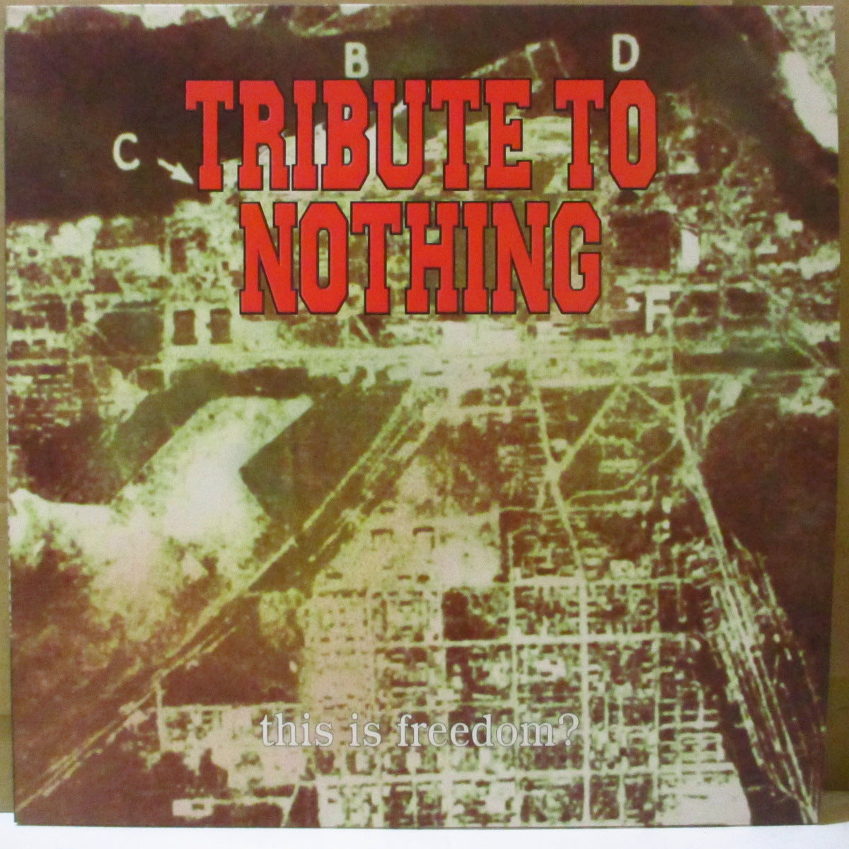 TRIBUTE TO NOTHING (トリビュート・トゥ・ナッシング)  - This Is Freedom? (UK オリジナル LP+ソフト紙インナー/光沢エンボスジャケ) '00年2ndアルバム