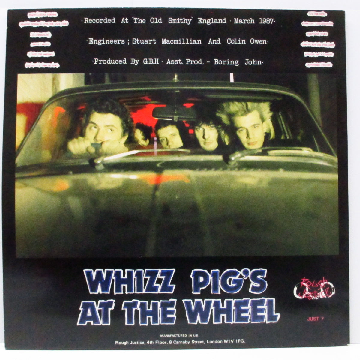 Charged G.B.H (チャージド G.B.H)  - No Need To Panic! (UK オリジナル LP+インナー）近年稀な美品！