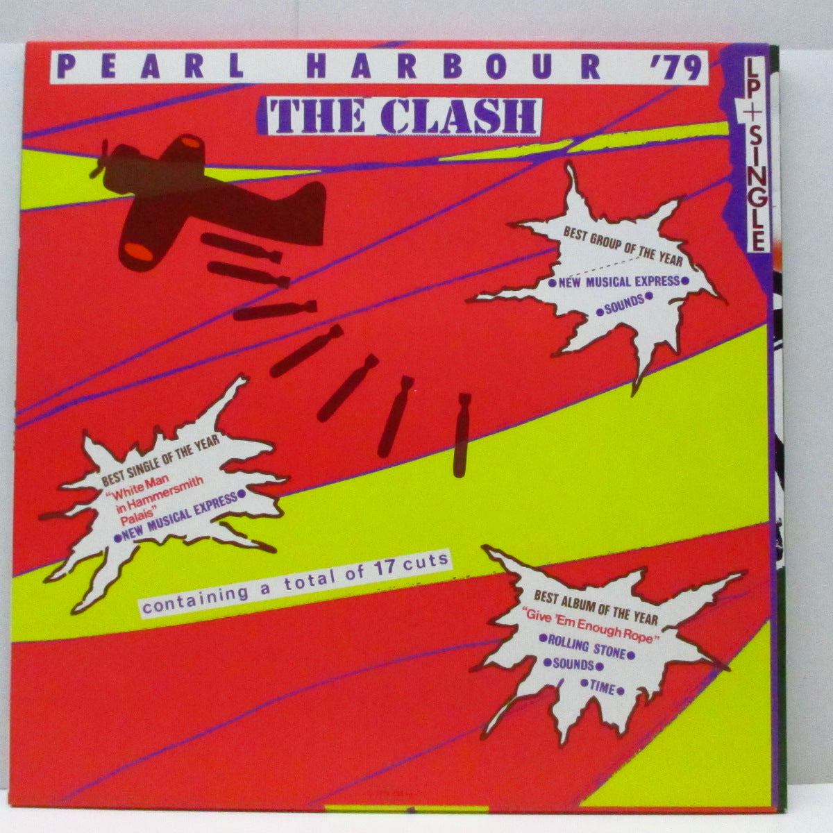 CLASH, THE (クラッシュ)  - Pearl Harbour '79 (Japan オリジナル LP+ボーナス 7"、アウタースリーブ）近年稀な美品！