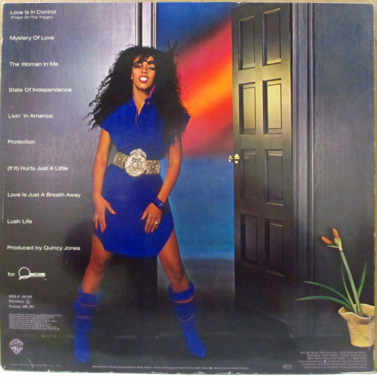 DONNA SUMMER (ドナ・サマー)  - Donna Summe (EU '82 オリジナル・ステレオLP+インナー))クインシー・ジョーンズのプロデュース！