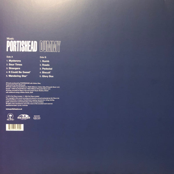 PORTISHEAD (ポーティスヘッド)  - Dummy (UK-EU 限定再発180グラム重量 LP-見開きジャケ/NEW) '94年1stアルバム