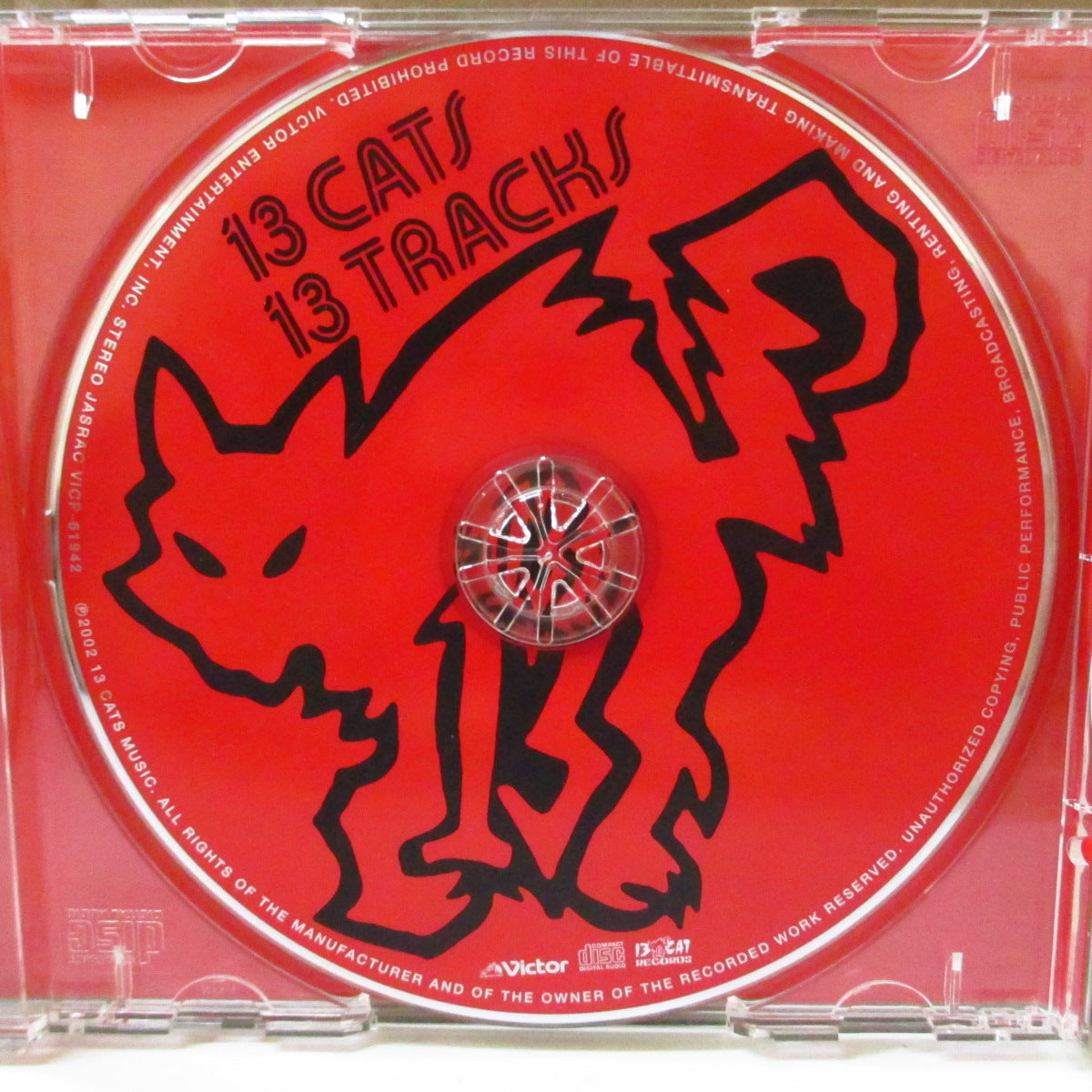 13 CATS (13キャッツ)  - 13 Tracks (Japan オリジナル CD+帯, ブックレット) '02年1stアルバム