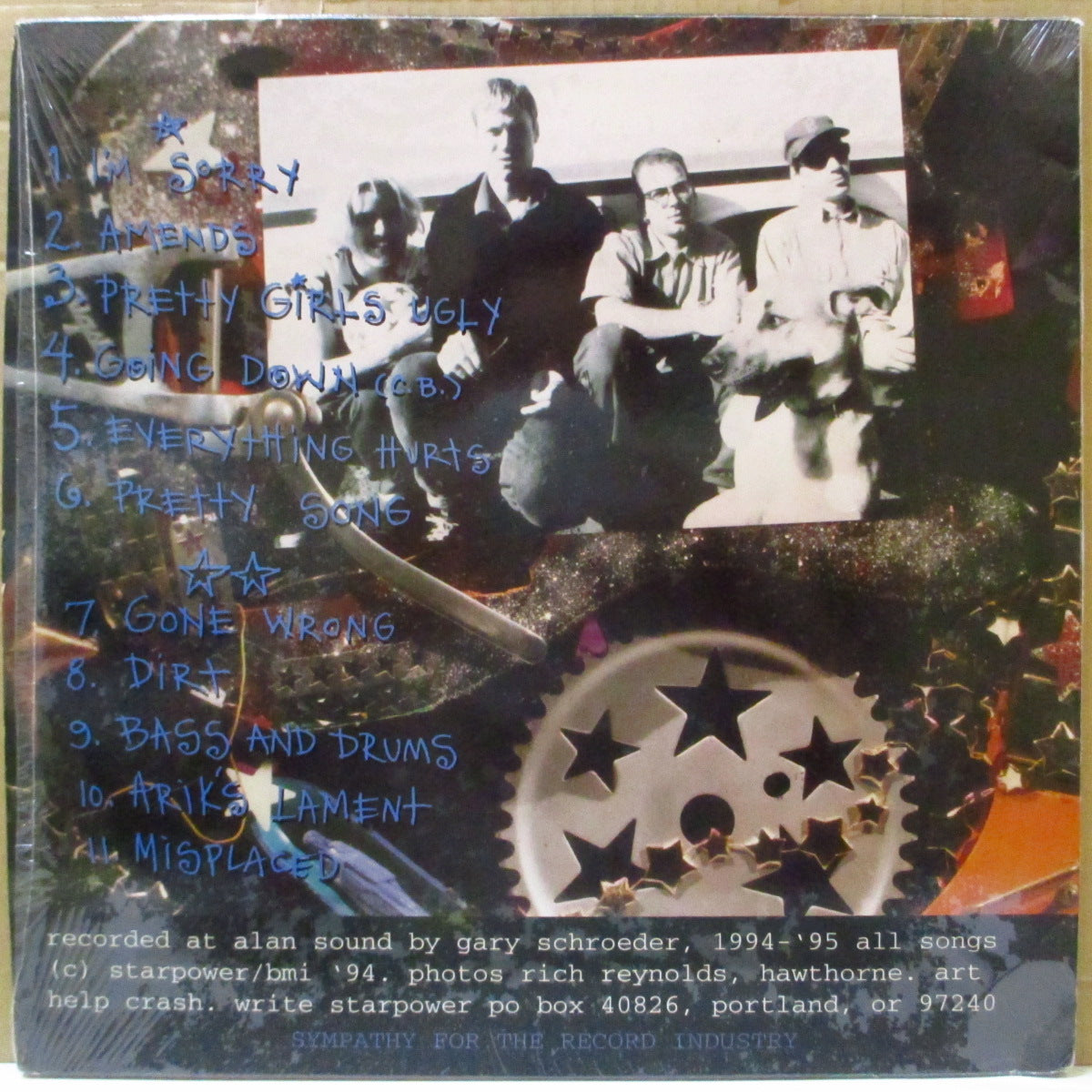 STARPOWER (スターパワー)  - Orbital Sander (US オリジナル LP+インサート) '95年唯一のアルバム