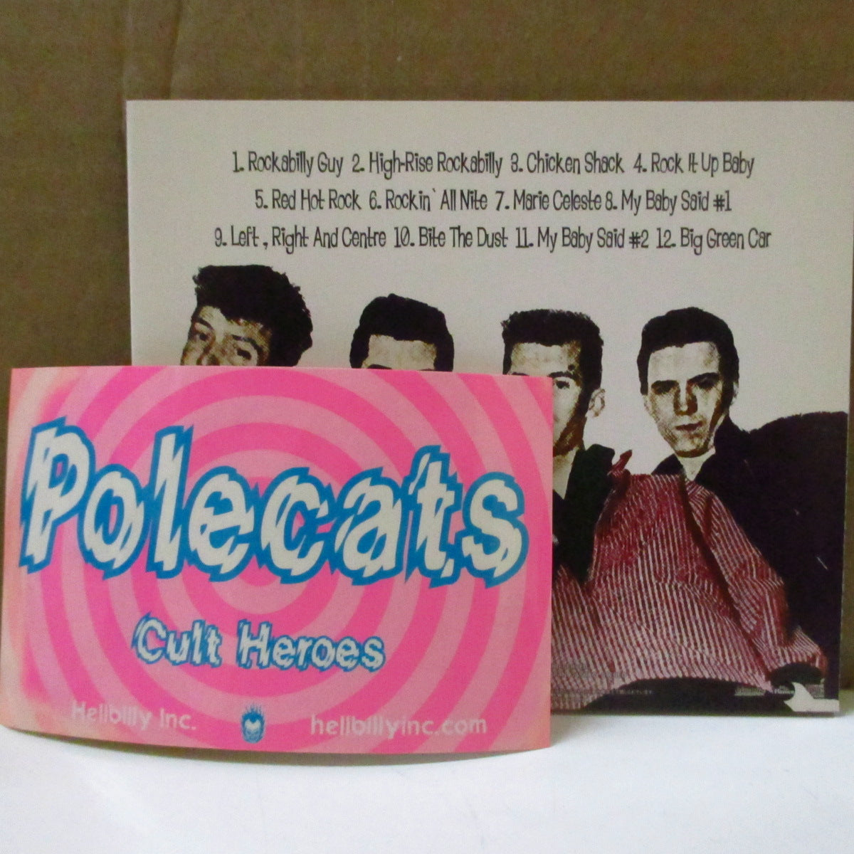 POLECATS (ポールキャッツ)  - Cult Heroes (Japan '04 再発 CD+帯, ステッカー) '84年レアトラック・コンピ