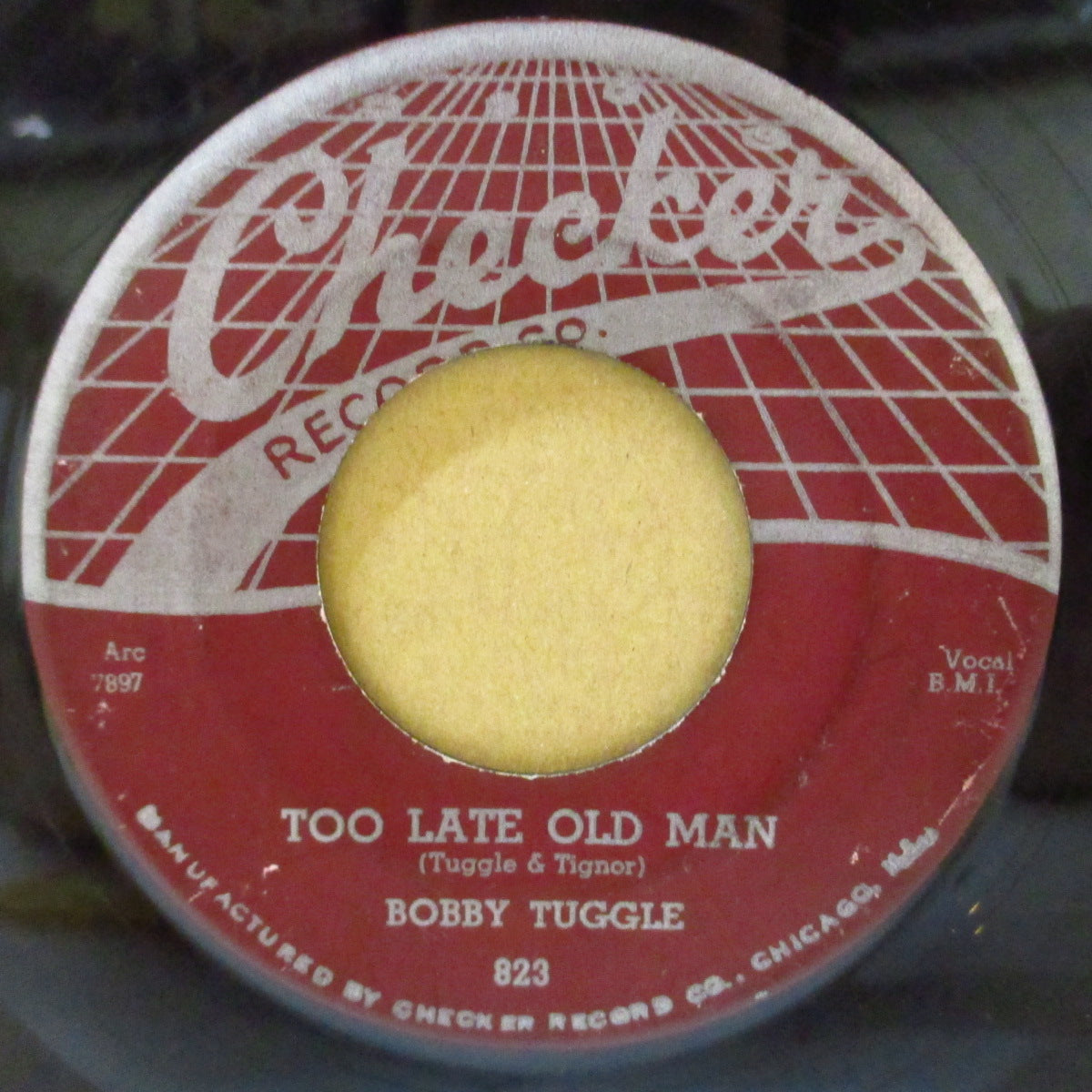 BOBBY TUGGLE (ボビー・タグル)  - Too Late Old Man / The $64,000 Question (US '55 オリジナル 7インチ)ロッキン・ブルース！