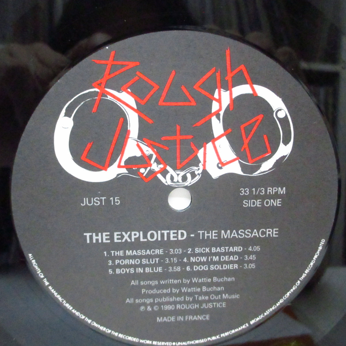 EXPLOITED, THE (ジ・エクスプロイテッド)  - The Massacre (UK オリジナル LP+インナー）'90年6th アルバム！