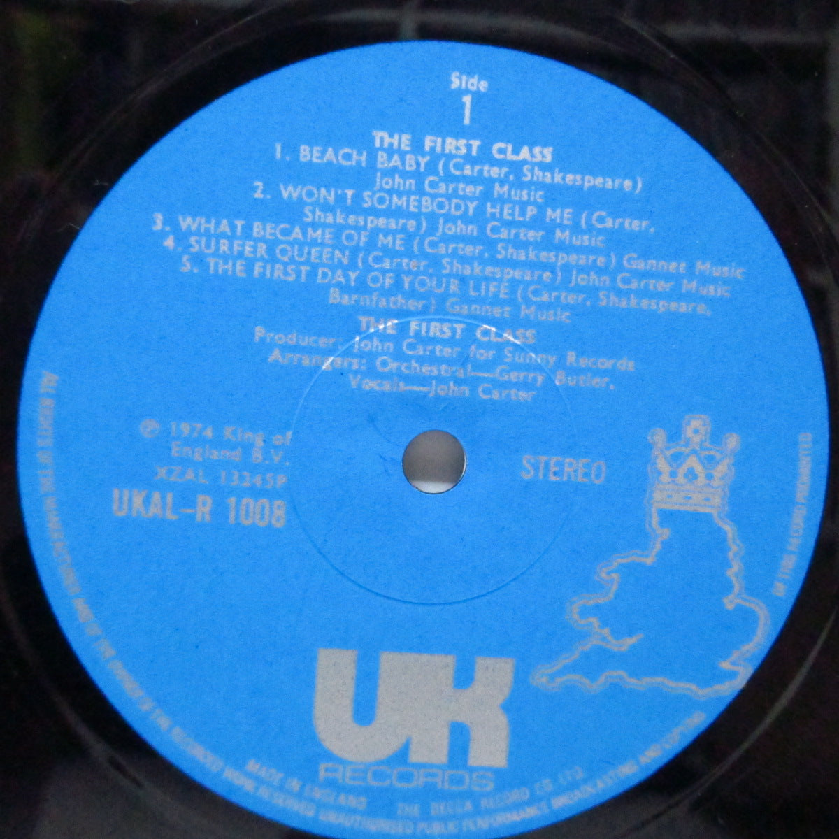 FIRST CLASS (ファーストクラス)  - First Class (1st) (UK オリジナル LP) ヒット曲「ビーチ・ベイビー」収録！