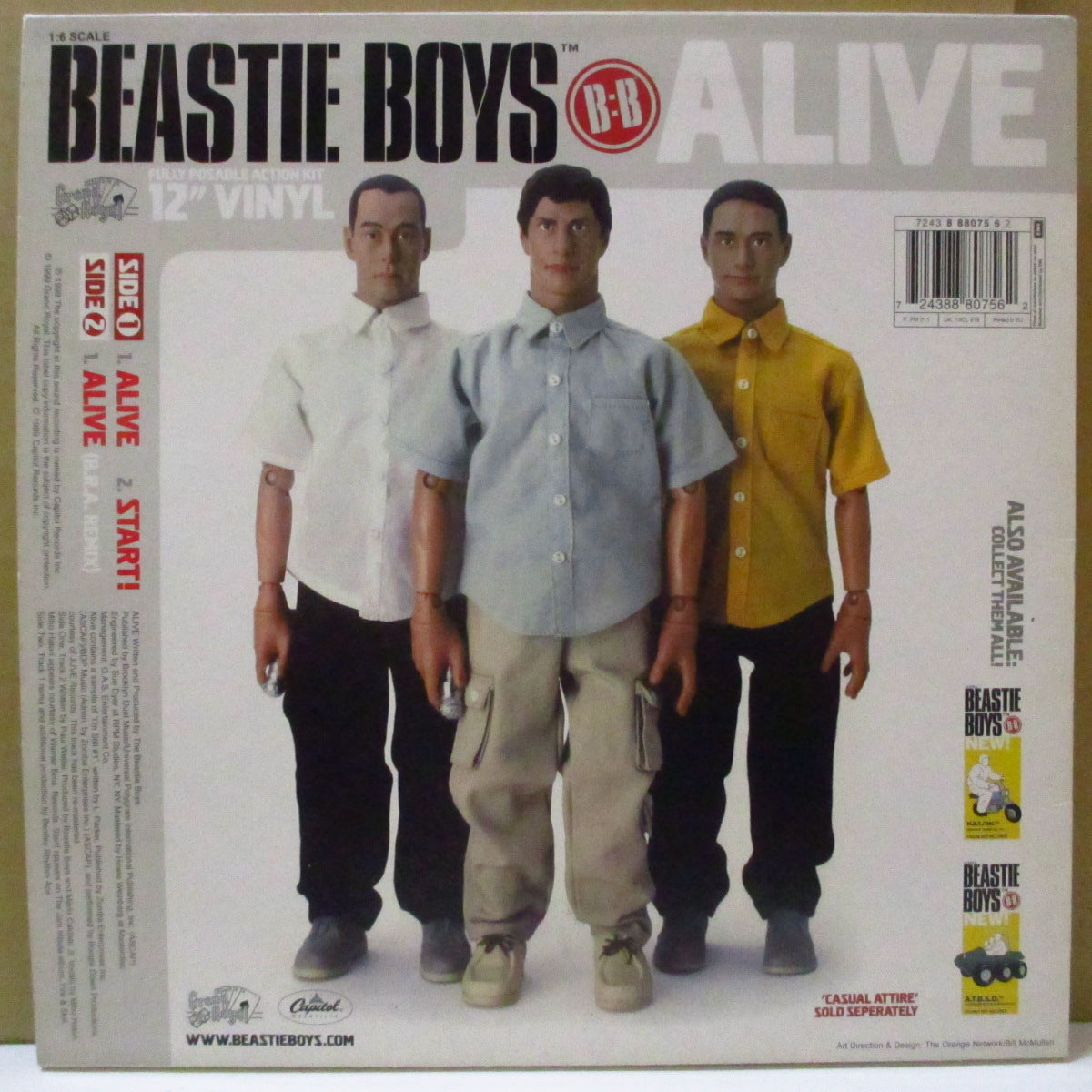 BEASTIE BOYS (ビースティ・ボーイズ)  - Alive +2 (UK オリジナル 10インチ) '99年シングル
