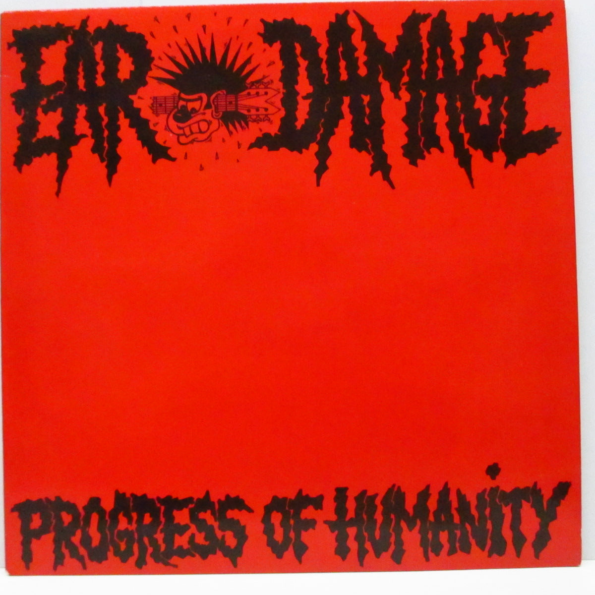 EAR DAMAGE (イヤー・ダメージ)  - Progress Of Humanity (Belgium オリジナル LP+インサート）'87年ファースト！