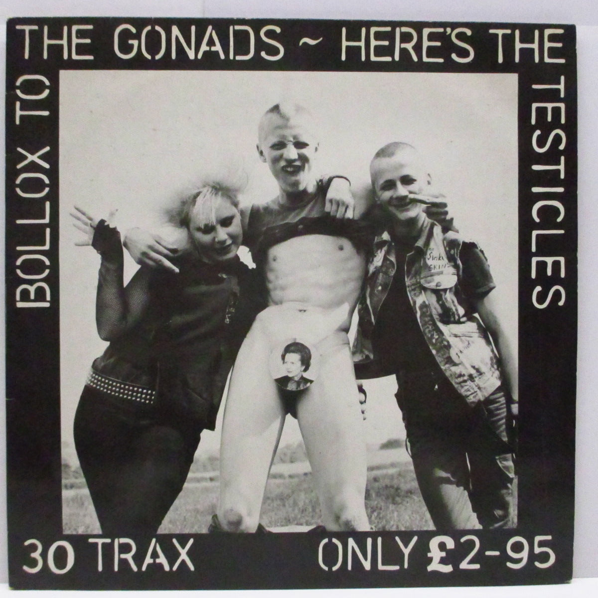 V.A. ('84年各国ハードコア・コンピ！)  - Bollox To The Gonads〜Here's The Testicles (UK オリジナル LP/「Warning」ステッカー欠)
