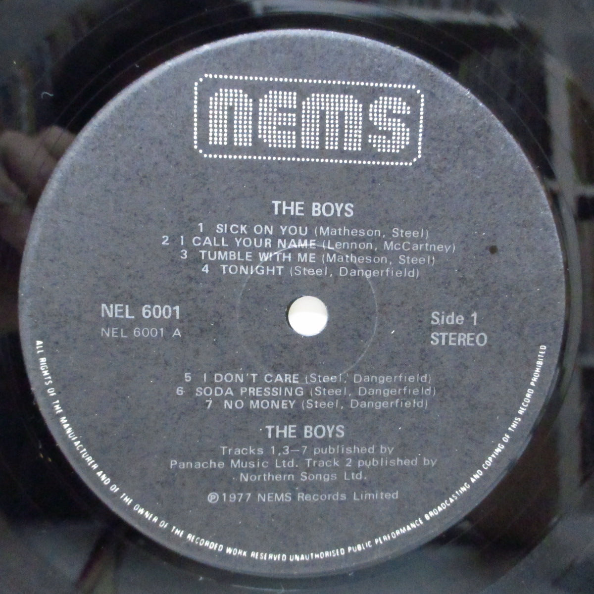 BOYS, THE (ザ・ボーイズ)  - S.T. [1st] (UK '77年セカンドプレス LP/両面コーティングジャケ) 