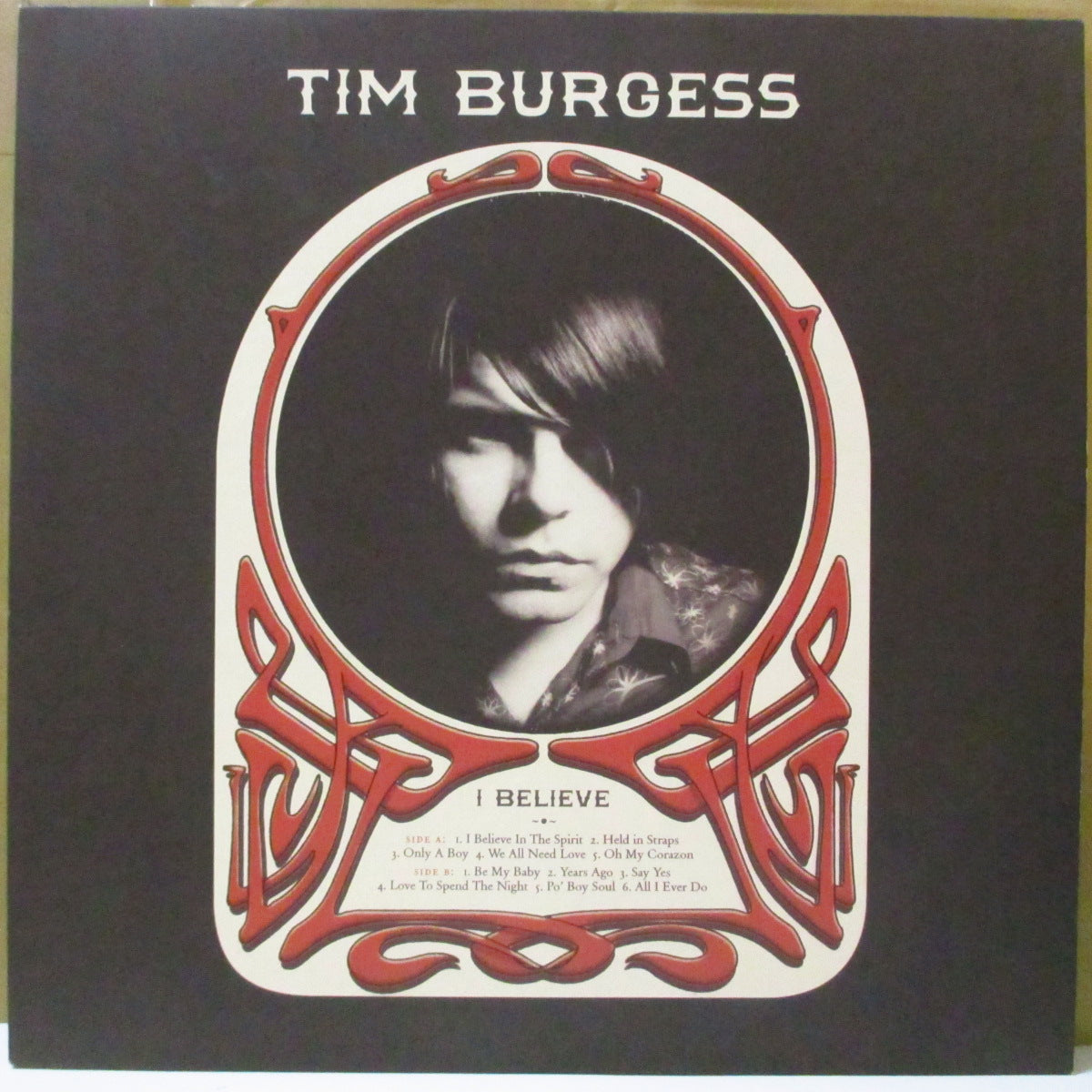 TIM BURGESS (ティム・バージェス)  - I Believe (EU オリジナル180グラム重量 LP) '03年1stソロアルバム